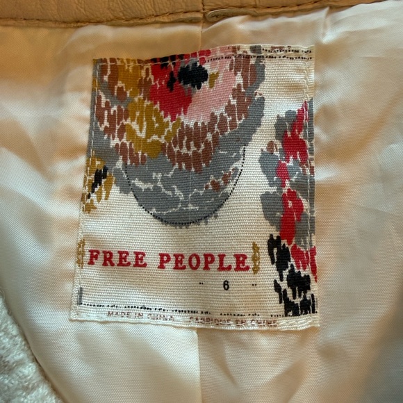 Free People Asymmetrical Wool Blend Jacket Size 6 - Picture 4 of 7